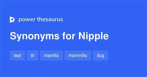 synonym nipple